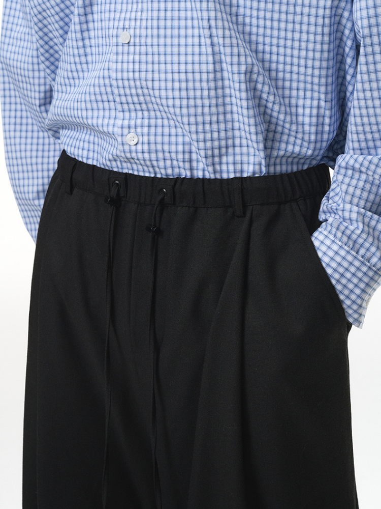 Loom Wide Trouser Black 4