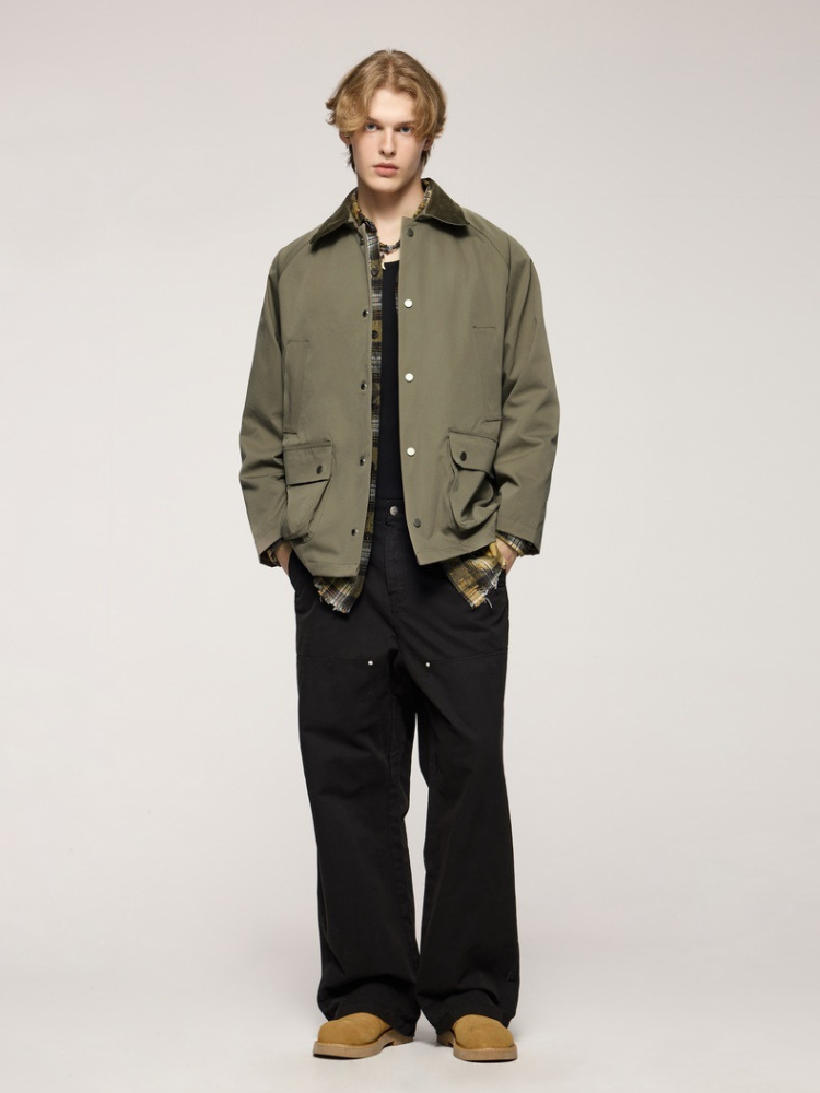 Cord Field Jacket Green 2