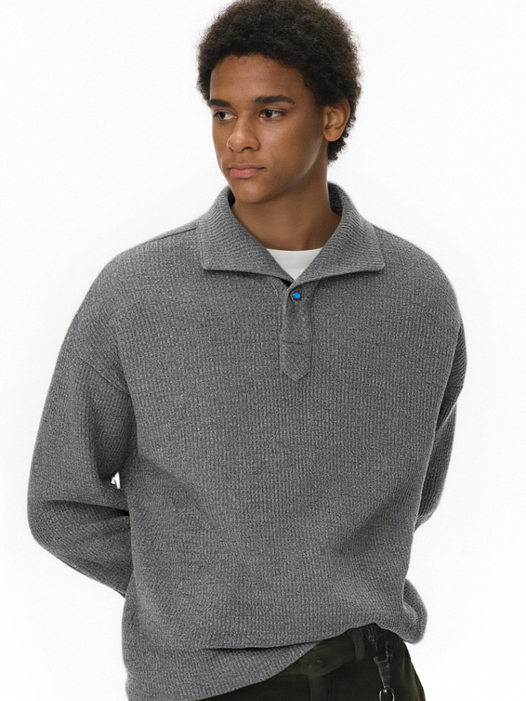 Alpine Rib Knit Grey 2