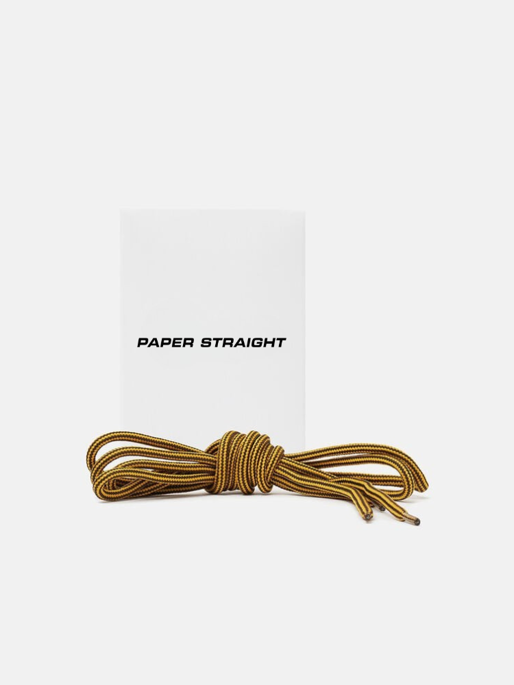 Paper Laces Yellow Stripe