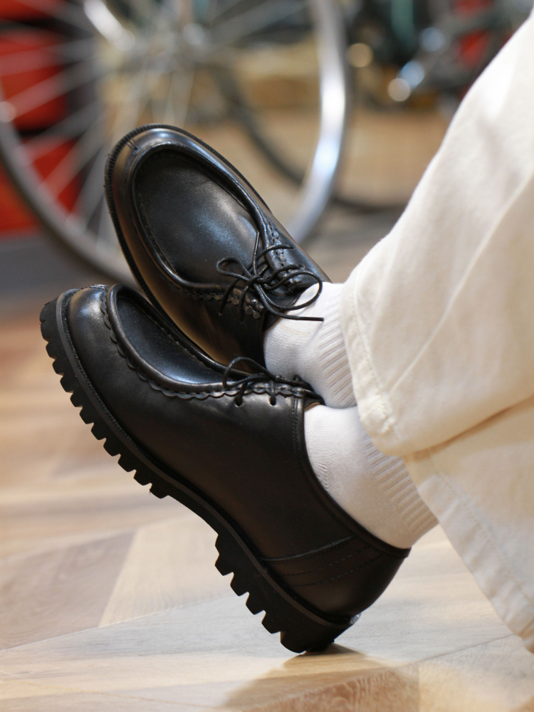 Lug Moc Derby Black 2