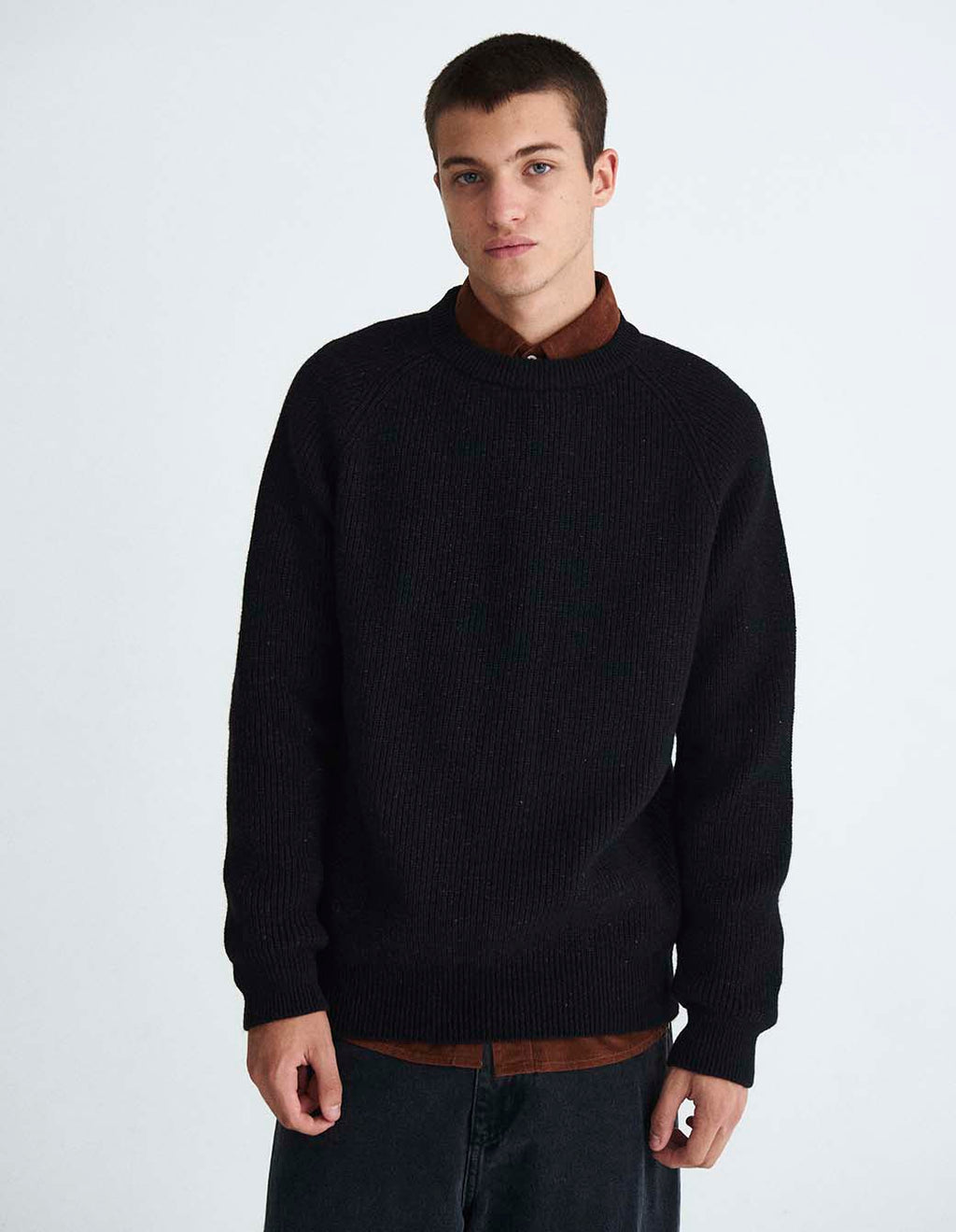 Sweater Pirca Negro Melange