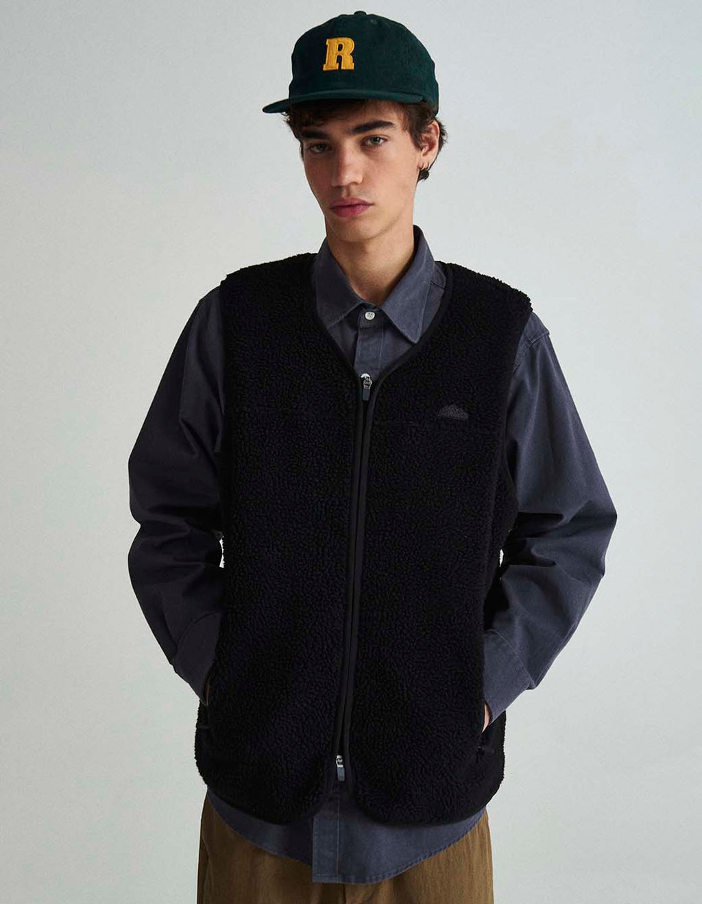 Chaleco Sherpa Negro