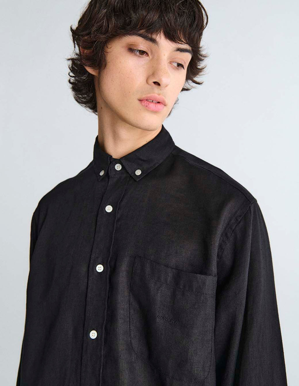 Camisa Beautiful Lino Negro