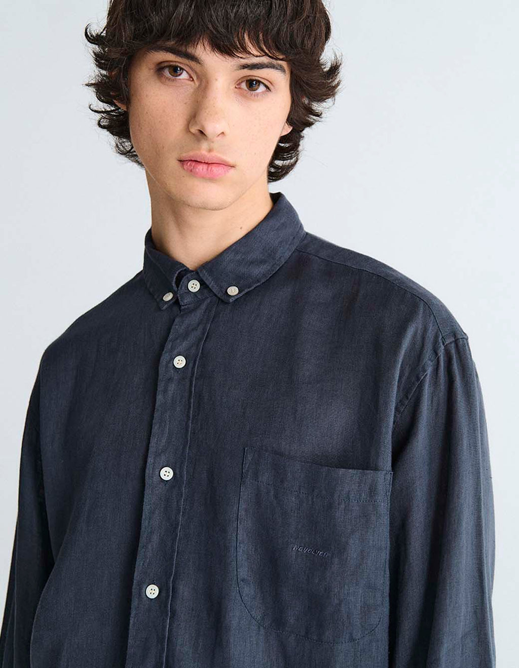 Camisa Beautiful Lino Azul