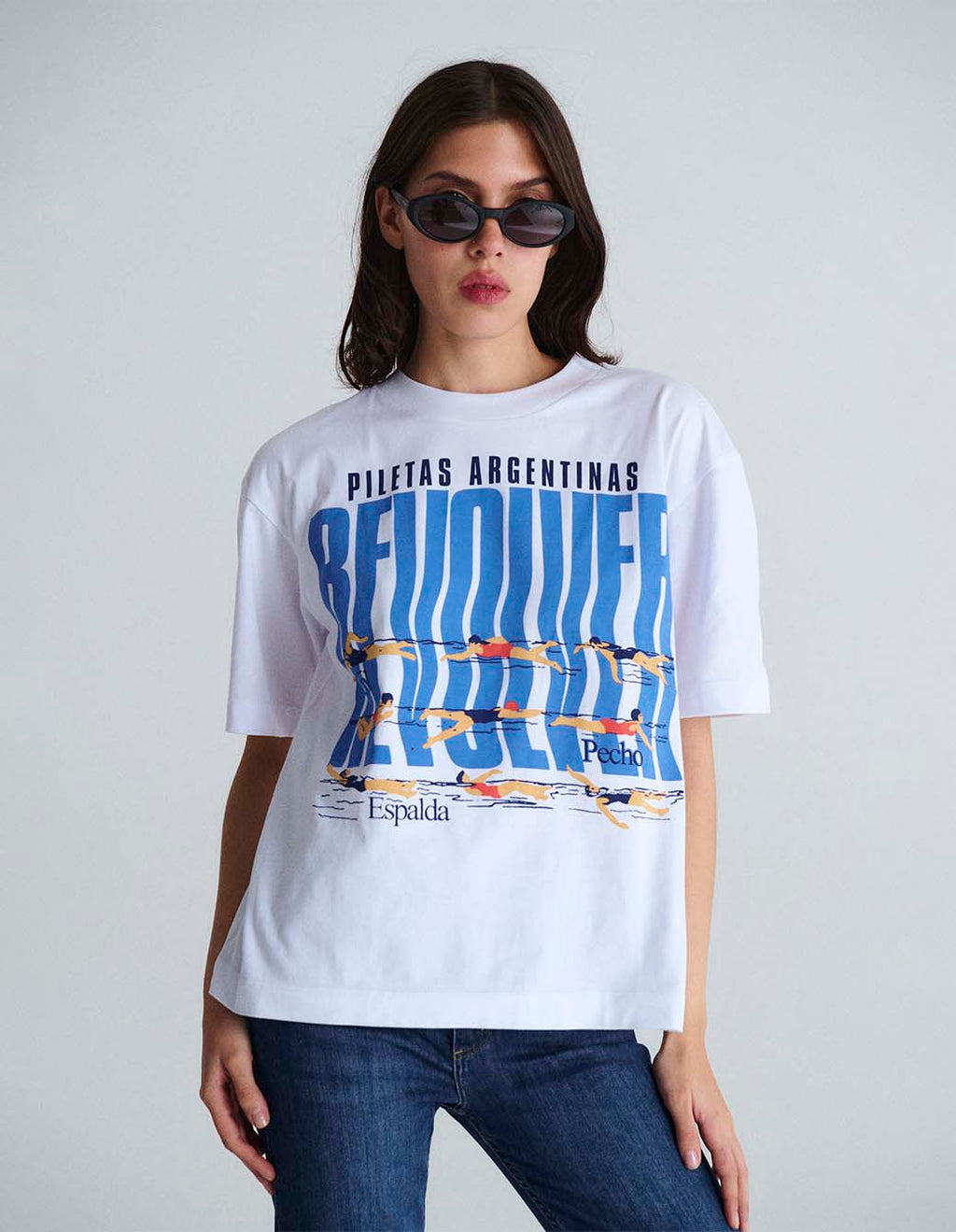 Remera Nadadores Blanco