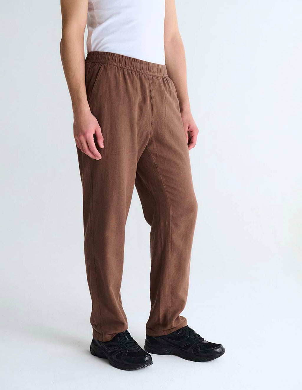 Pantalón Duni Lino Marrón