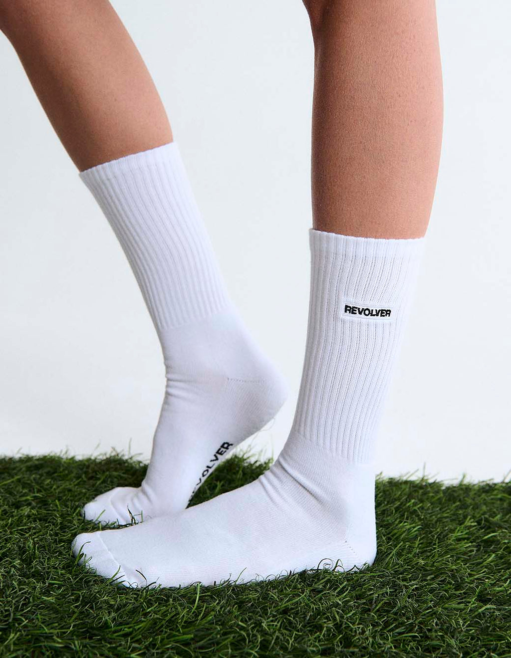 Medias Embroidery Blanco