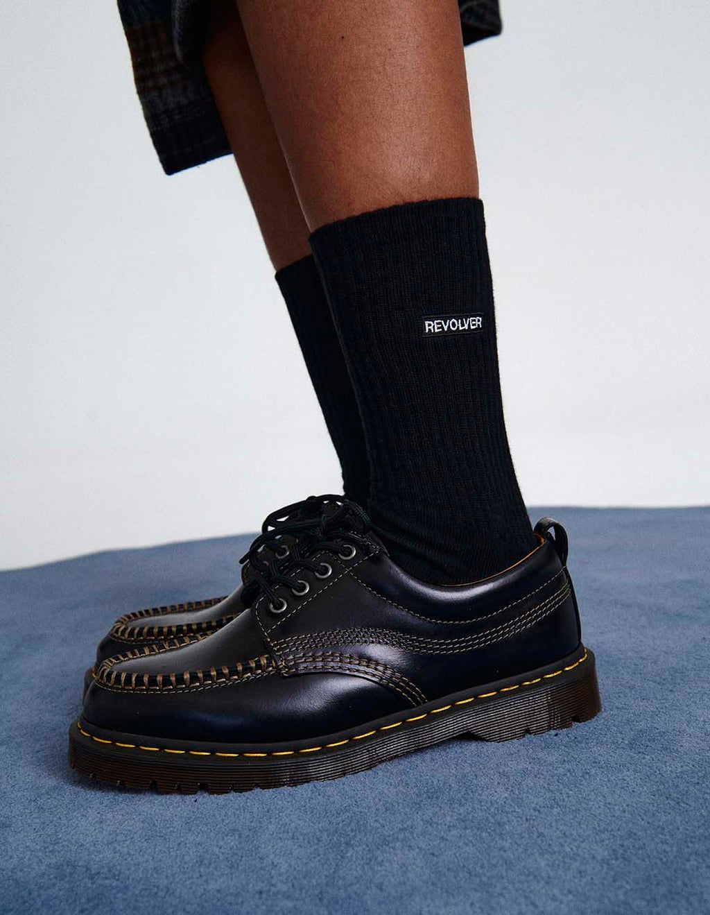 Medias Embroidery Negro