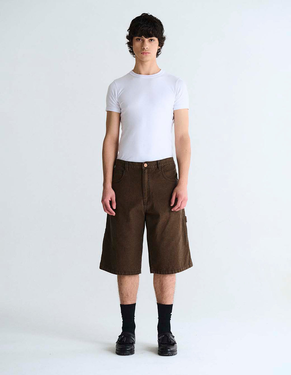 Bermuda Carpintera Marrón