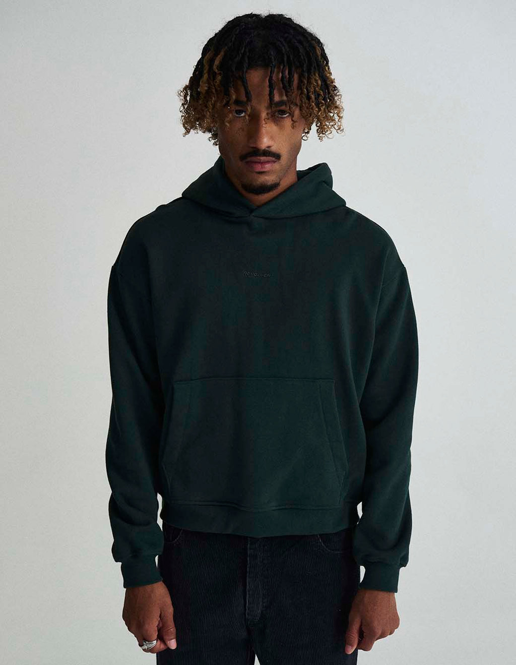 Buzo Crop Frisa Verde