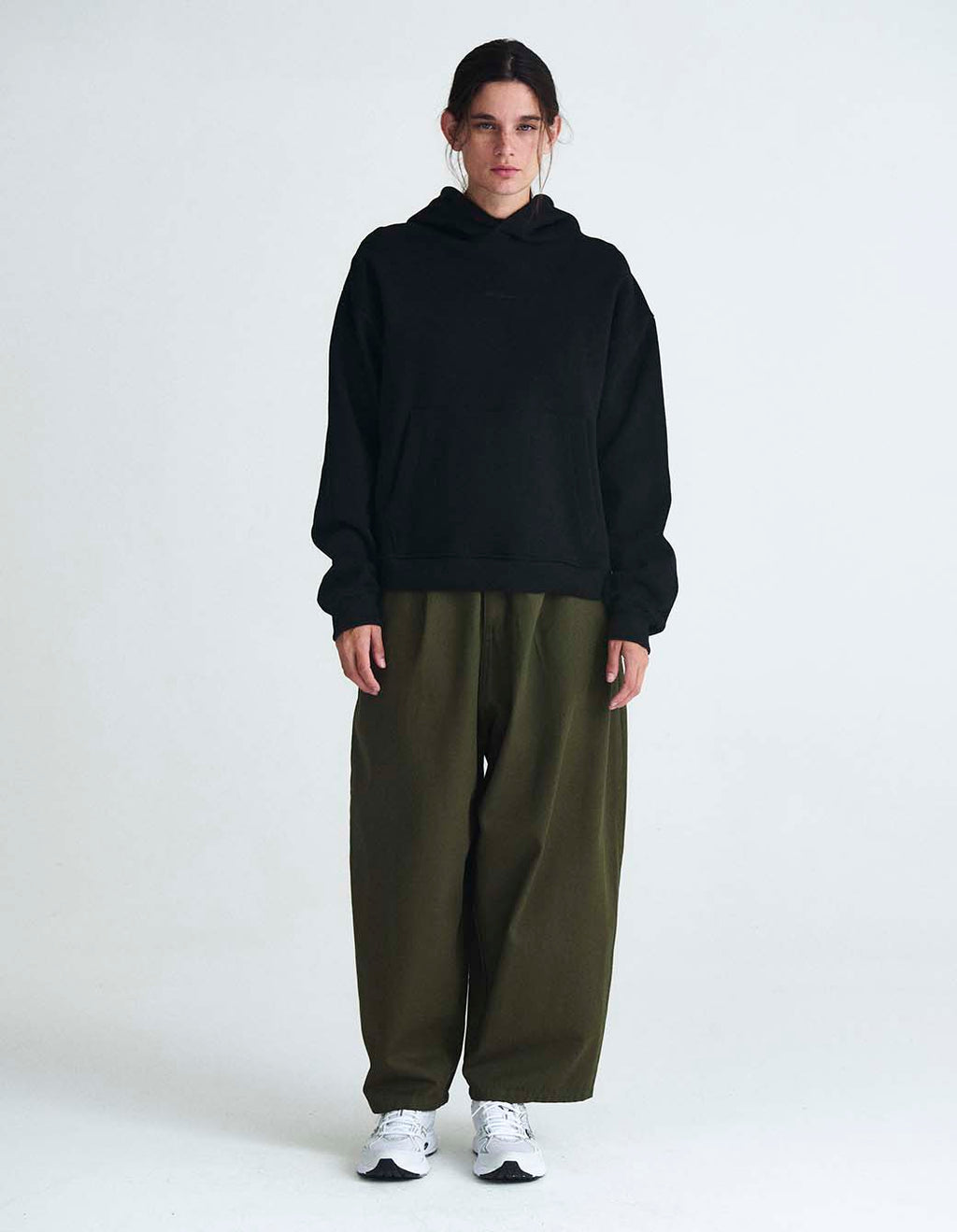 Buzo Crop Frisa Negro