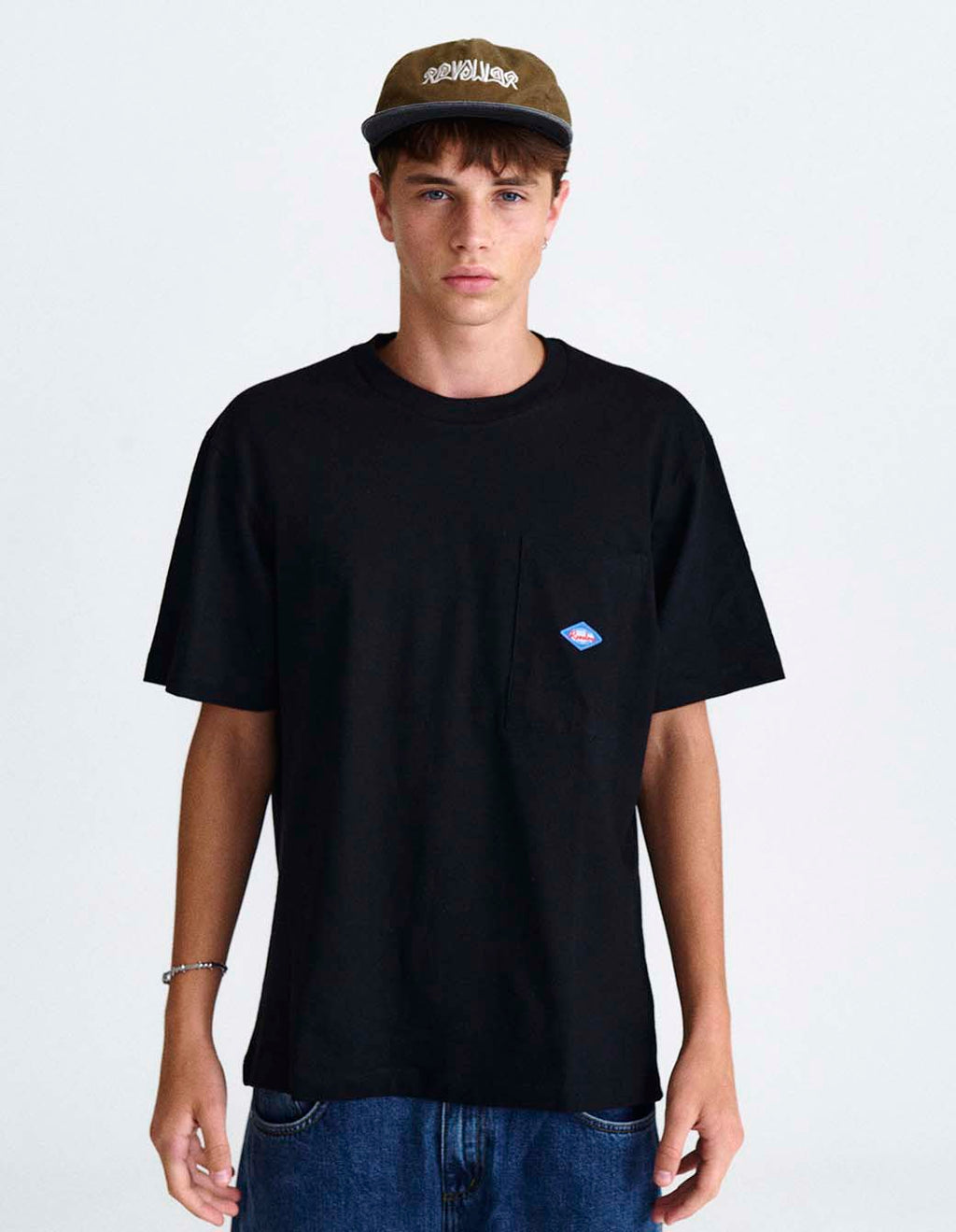 Remera Labor Bolsillo Pesada Negro