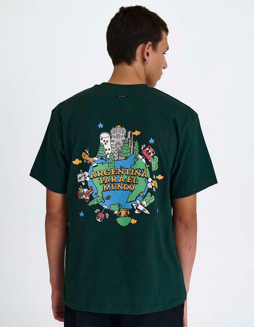 Remera Vuelta Al Mundo Verde