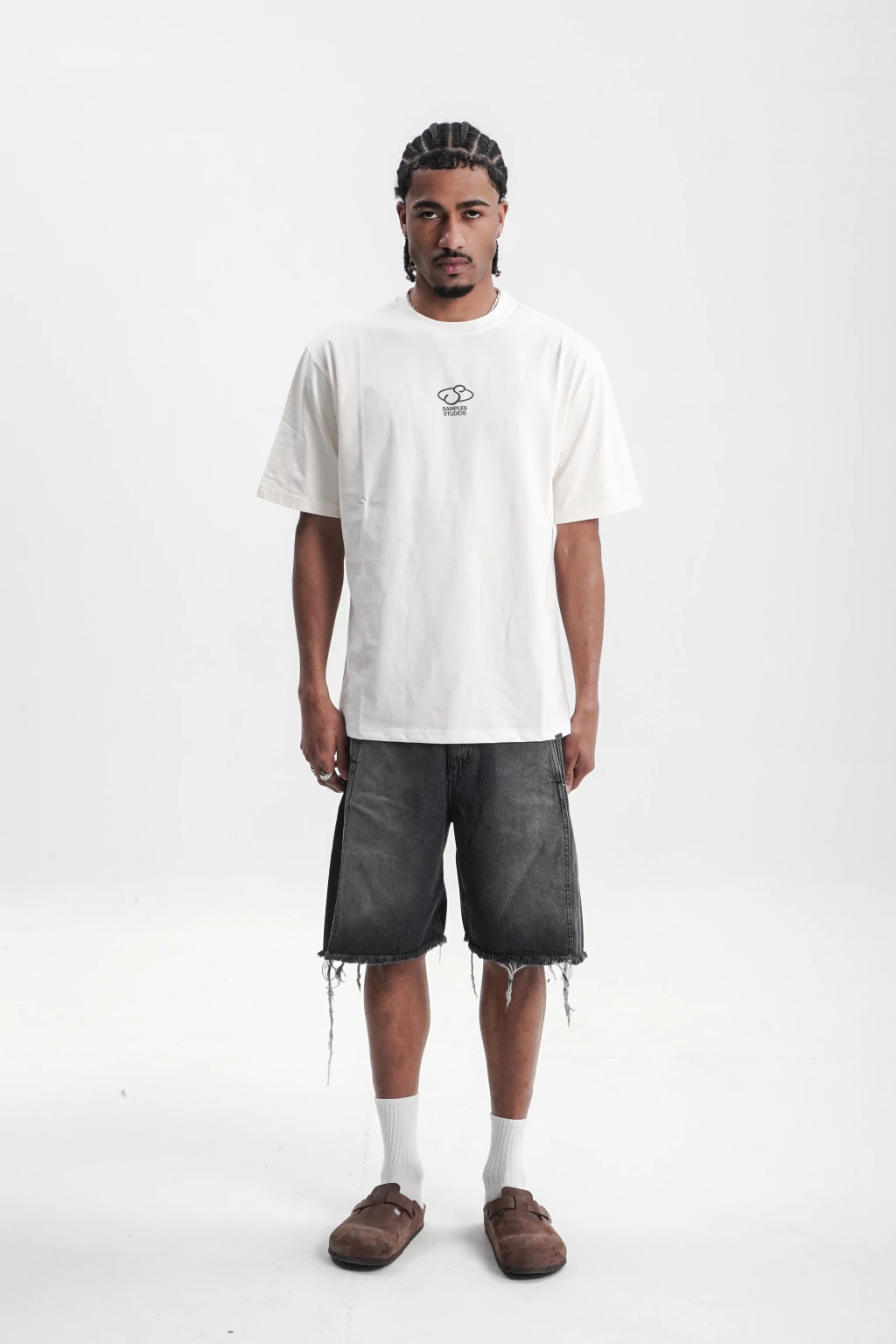 Camisa Johns Cream-Blue